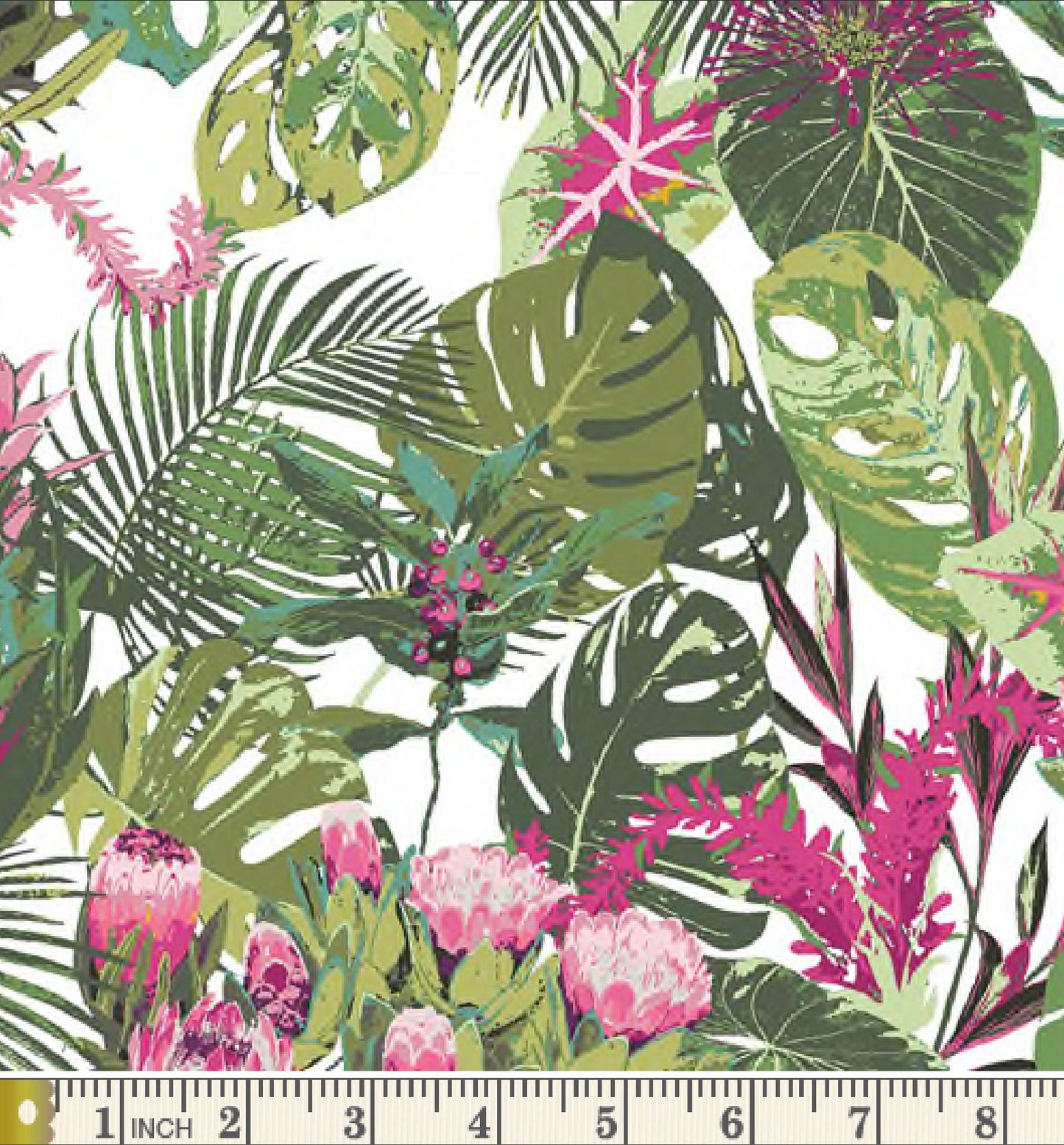 Premium Cotton - 1/2 YARD - Tropicalia Light