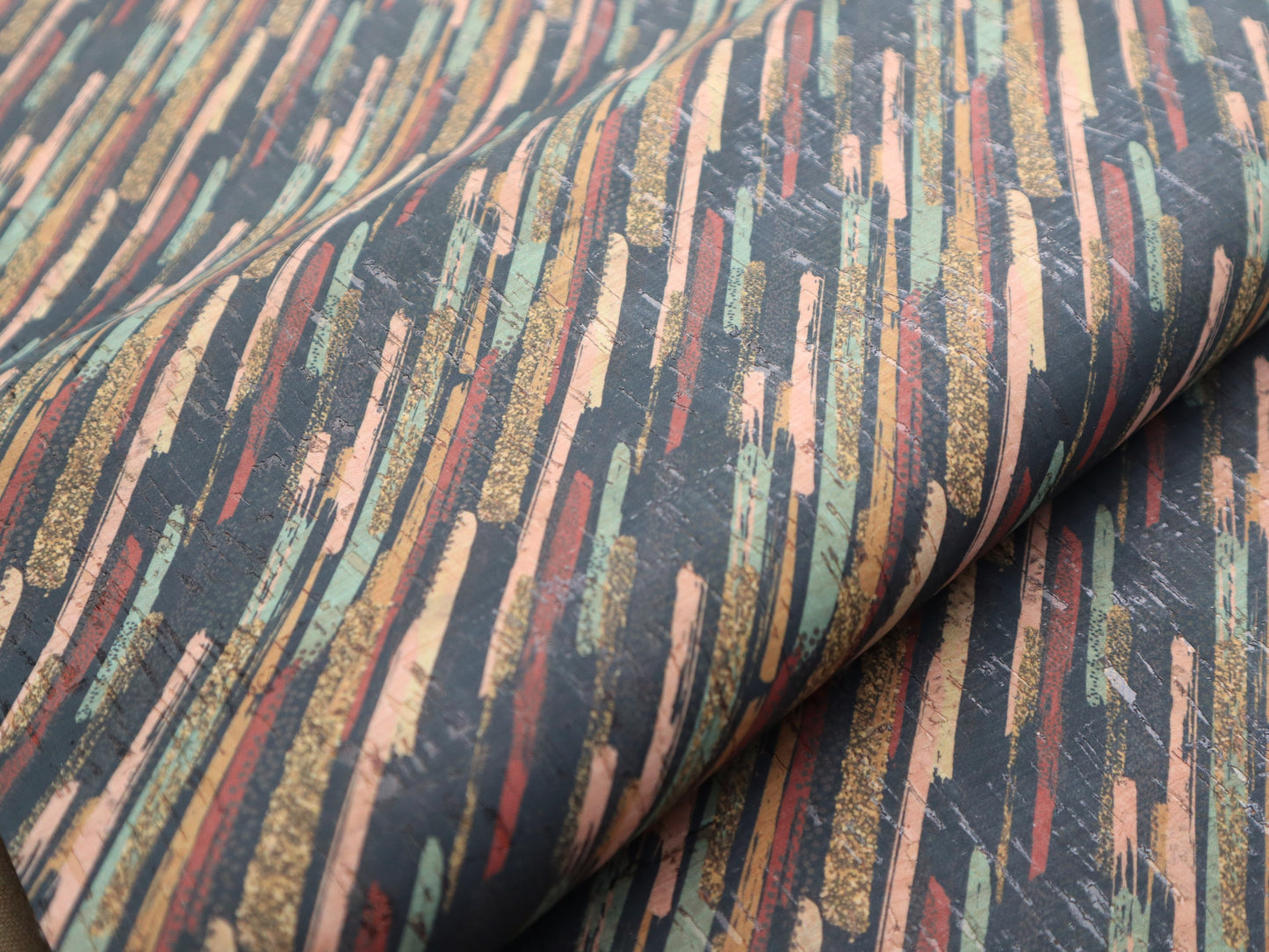 REMNANT/OFFCUT - Cork Fabric 8" x 30.75" - Skatepark