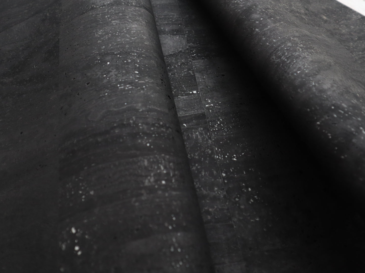 REMNANT/OFFCUT - Cork Fabric 18" x 32" - Black