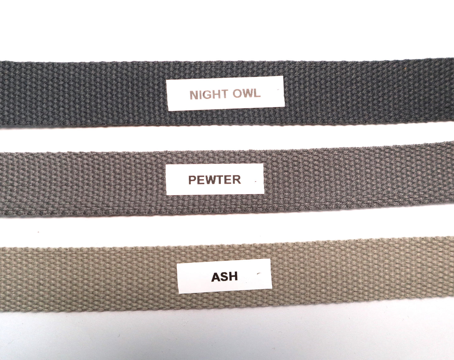 1" Webbing By the Yard - Night Owl