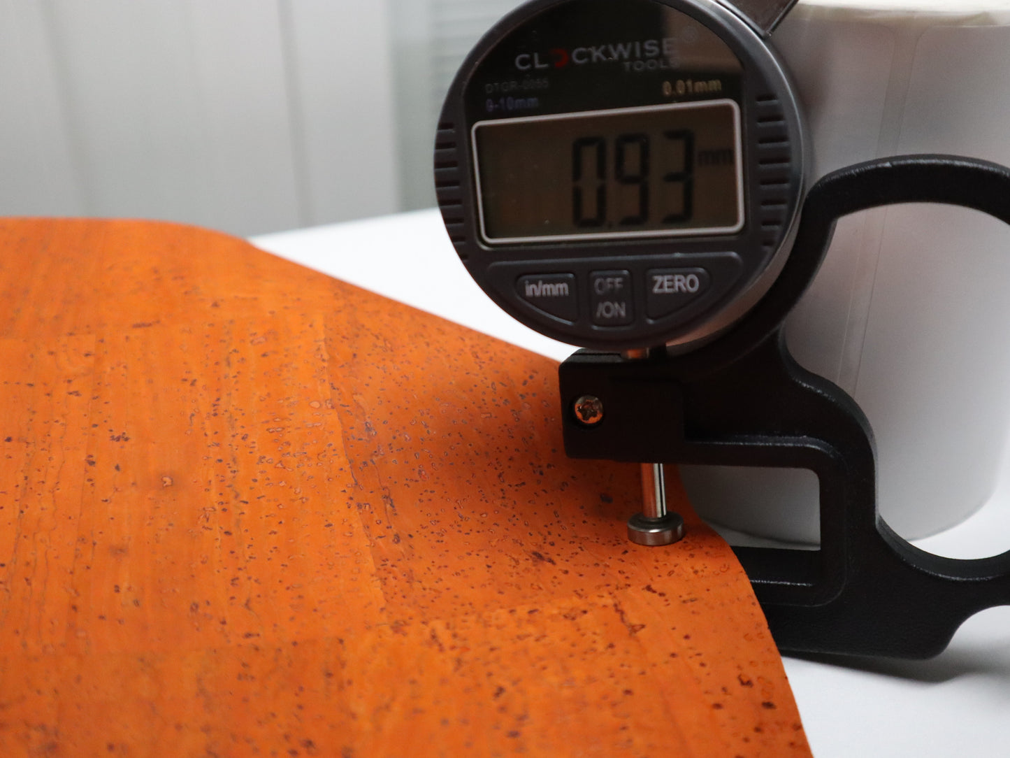 Cork Fabric Roll - Pumpkin