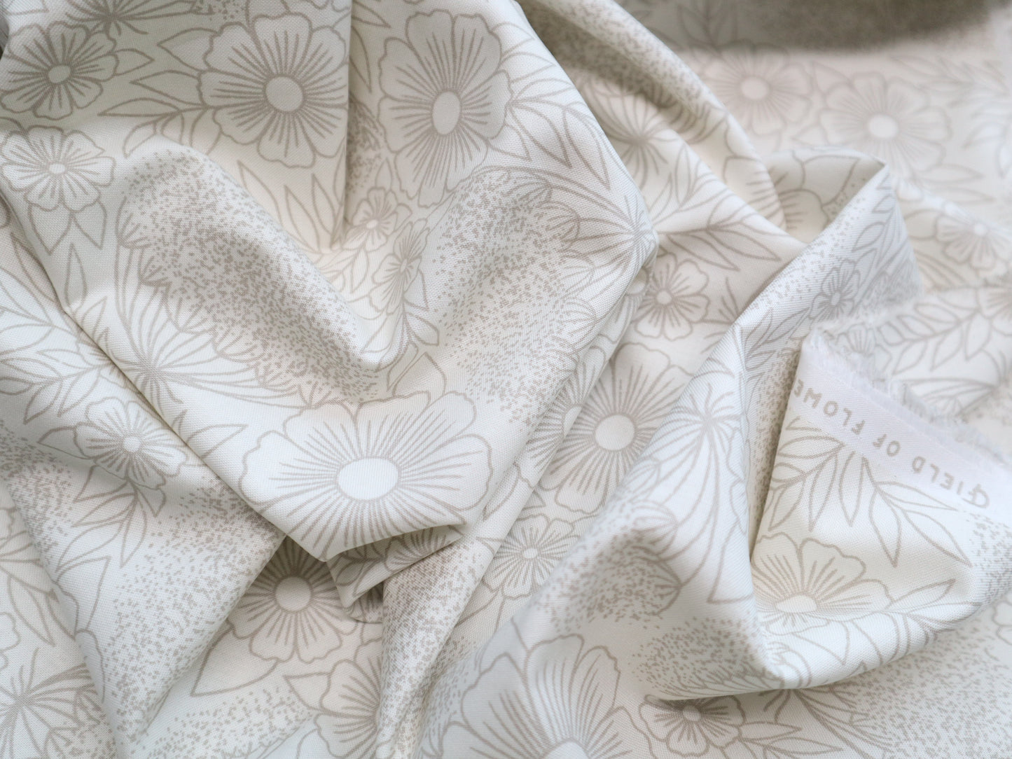 Premium Cotton - 1/2 YARD - Field of Flowers