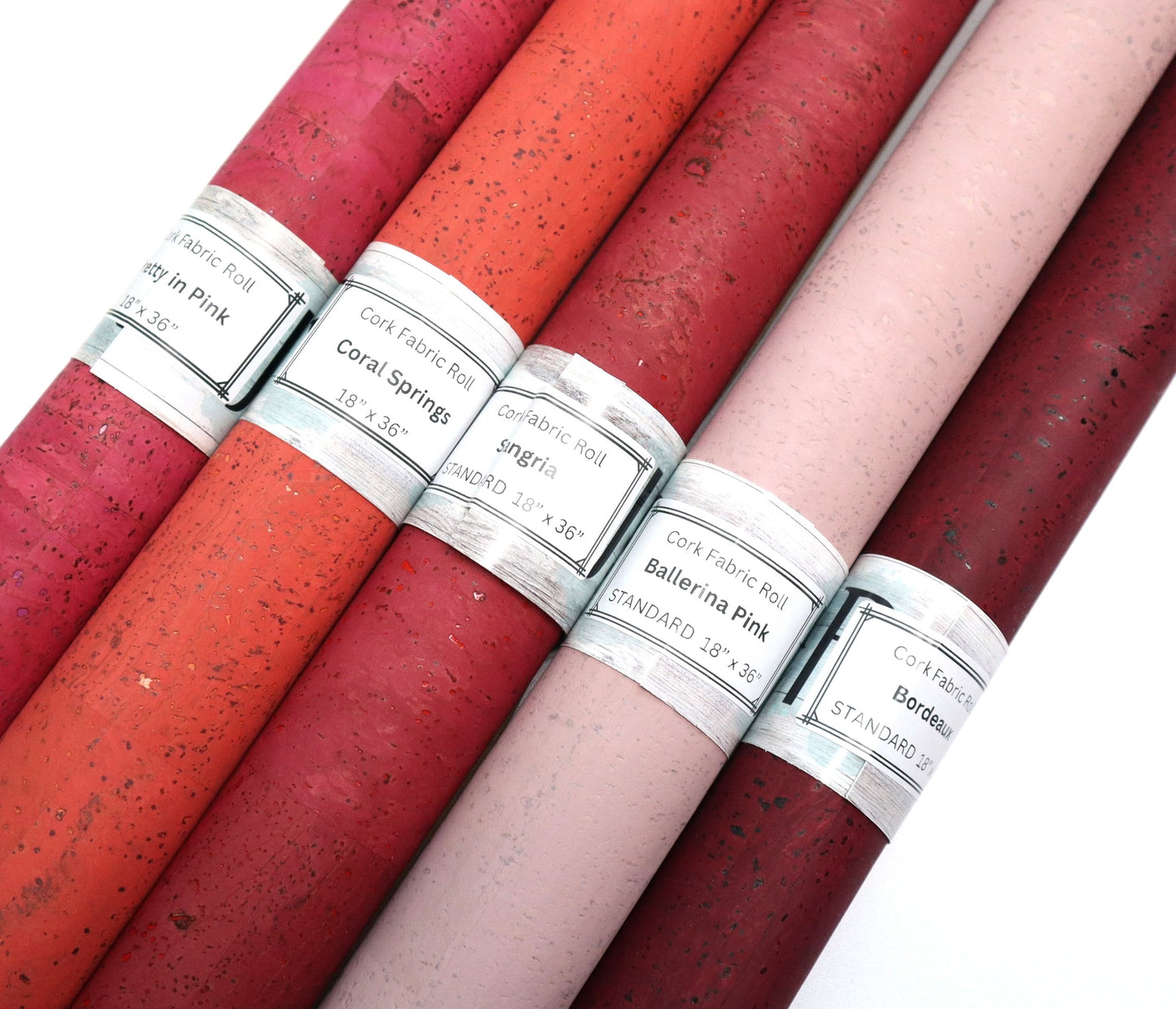 Cork Fabric Sheet - Venetian Red