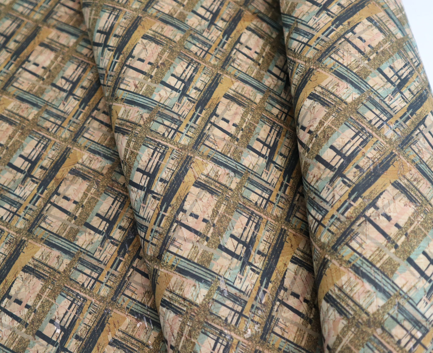 Cork Fabric Sheet - Edge