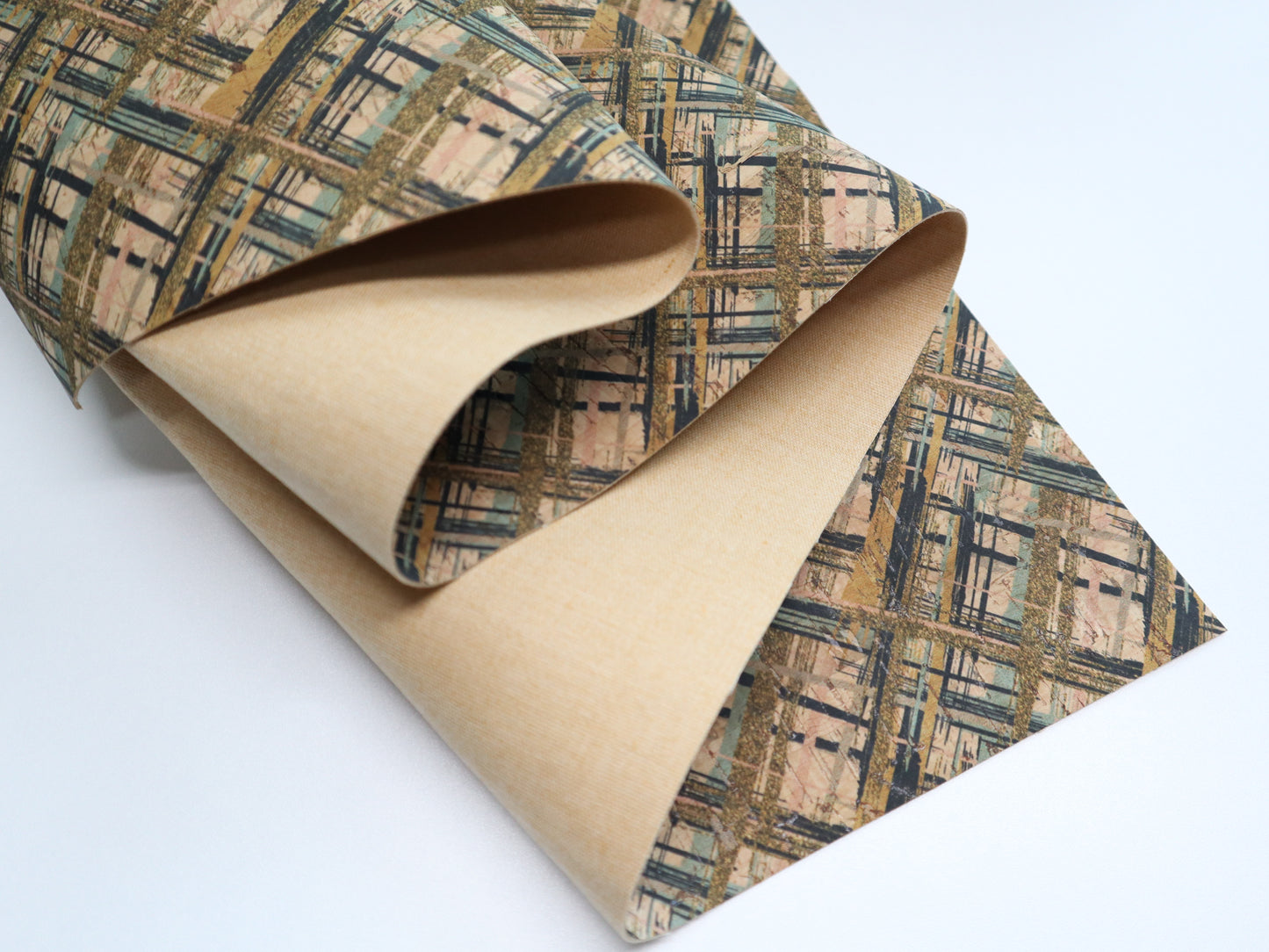 Cork Fabric Sheet - Edge