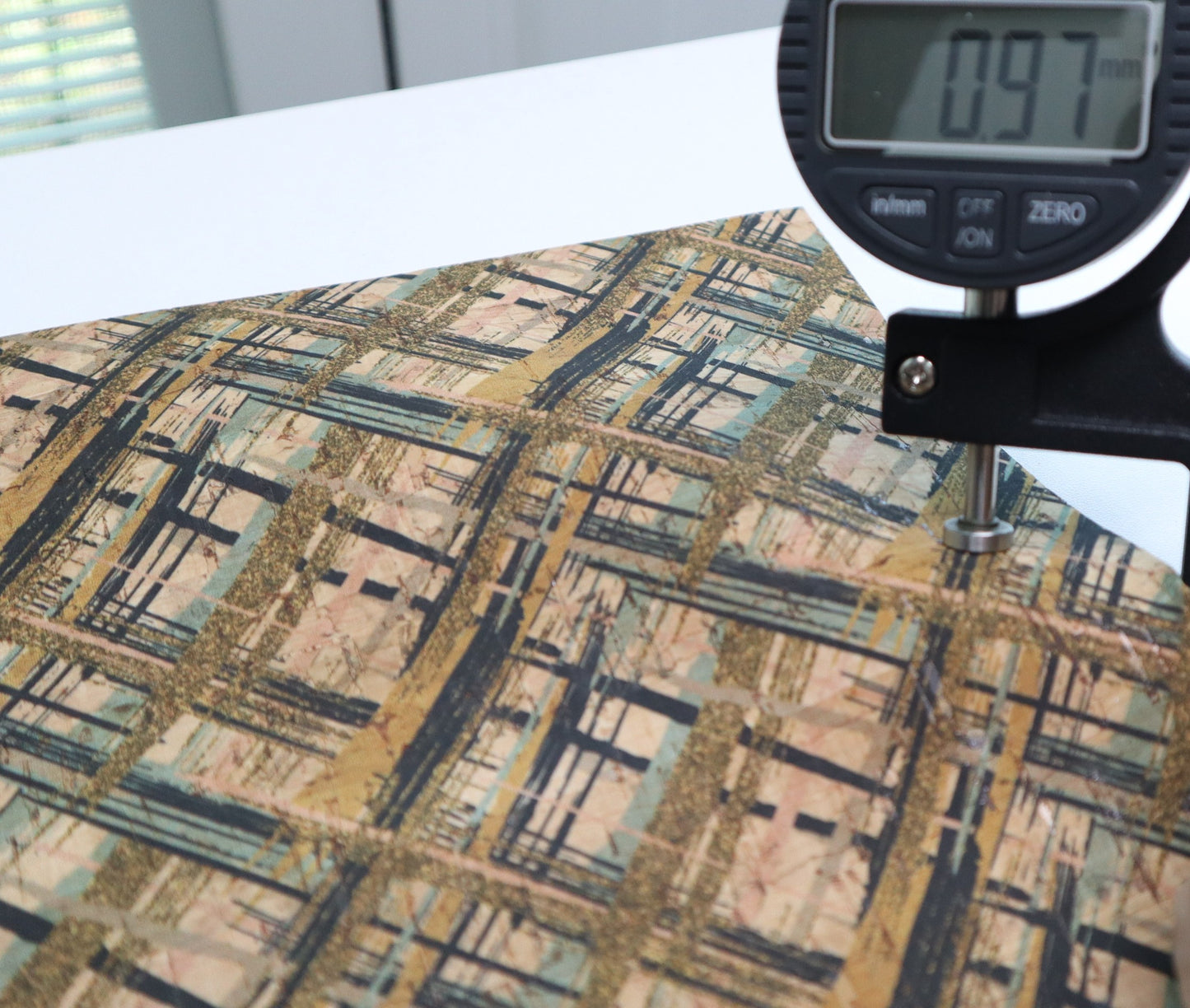 Cork Fabric Sheet - Edge