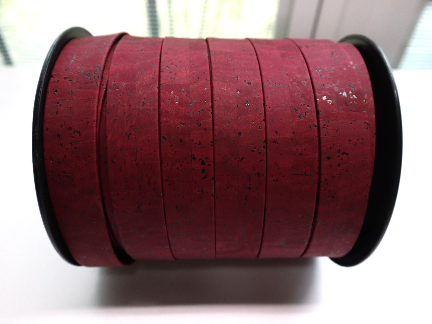Flat Cork Cord by the Yard - Bordeaux