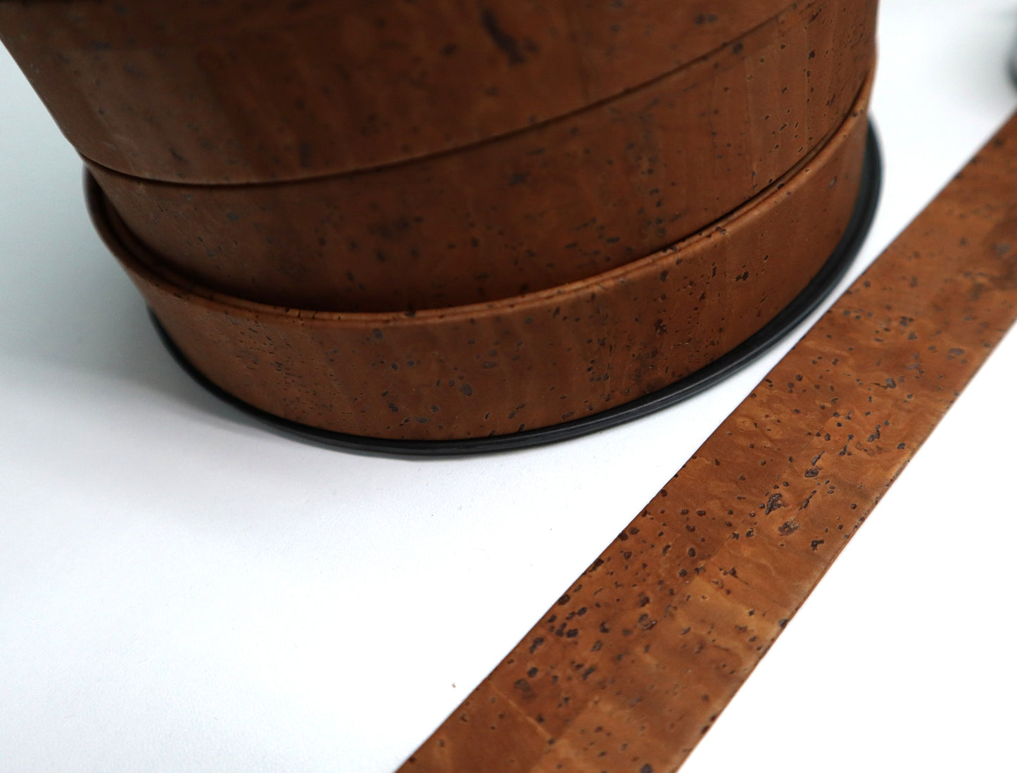 Flat Cork Cord by the Yard - Cinnamon