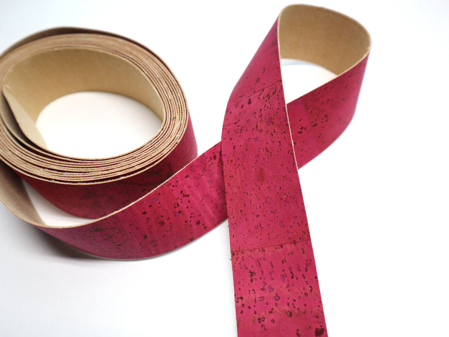 Cork Ribbon By the Yard - Pretty in Pink