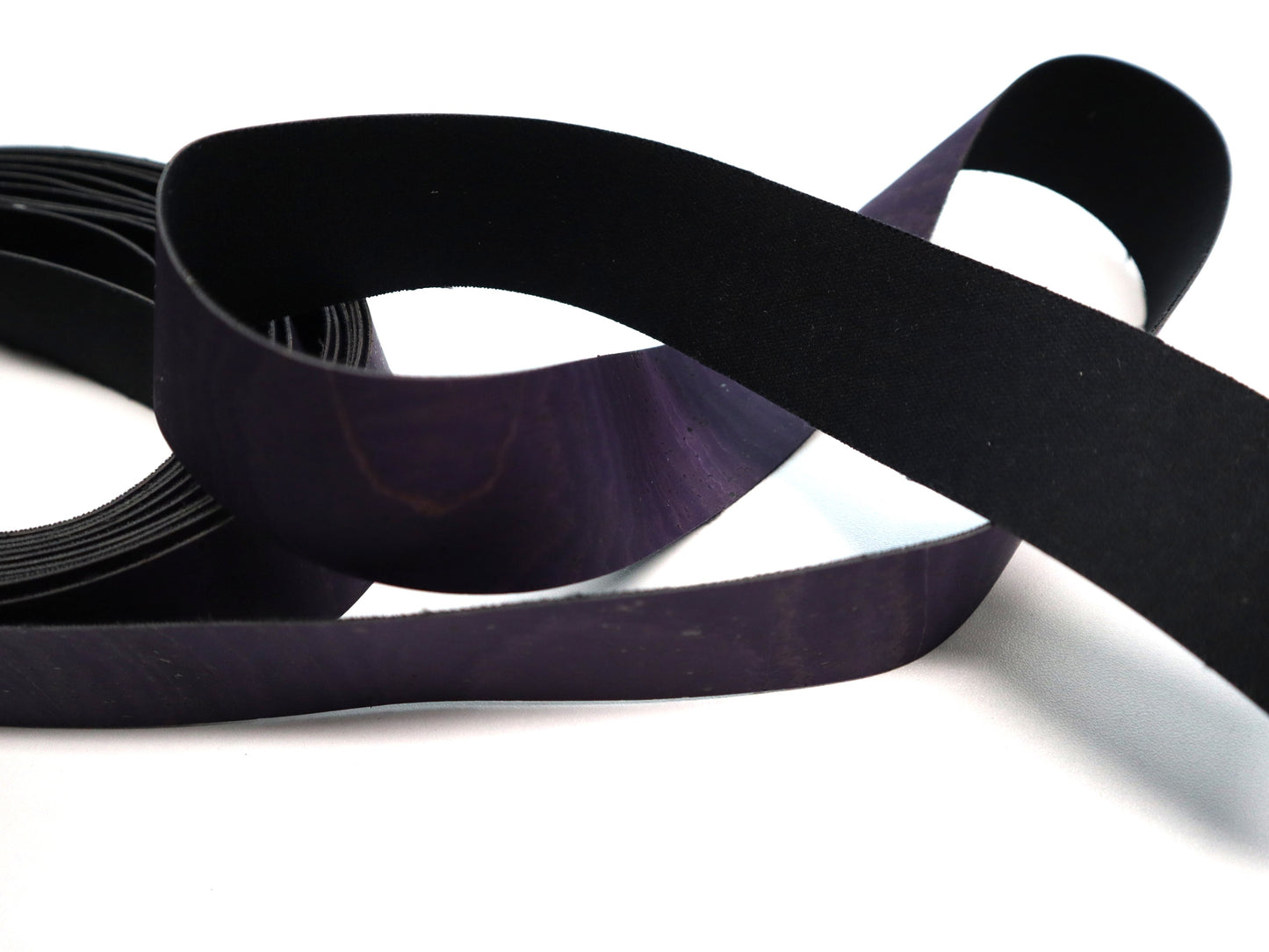 Cork Ribbon By the Yard - Eggplant