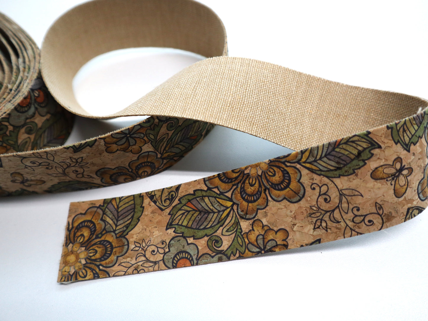 Cork Ribbon By the Yard - Butterfly Whimsy