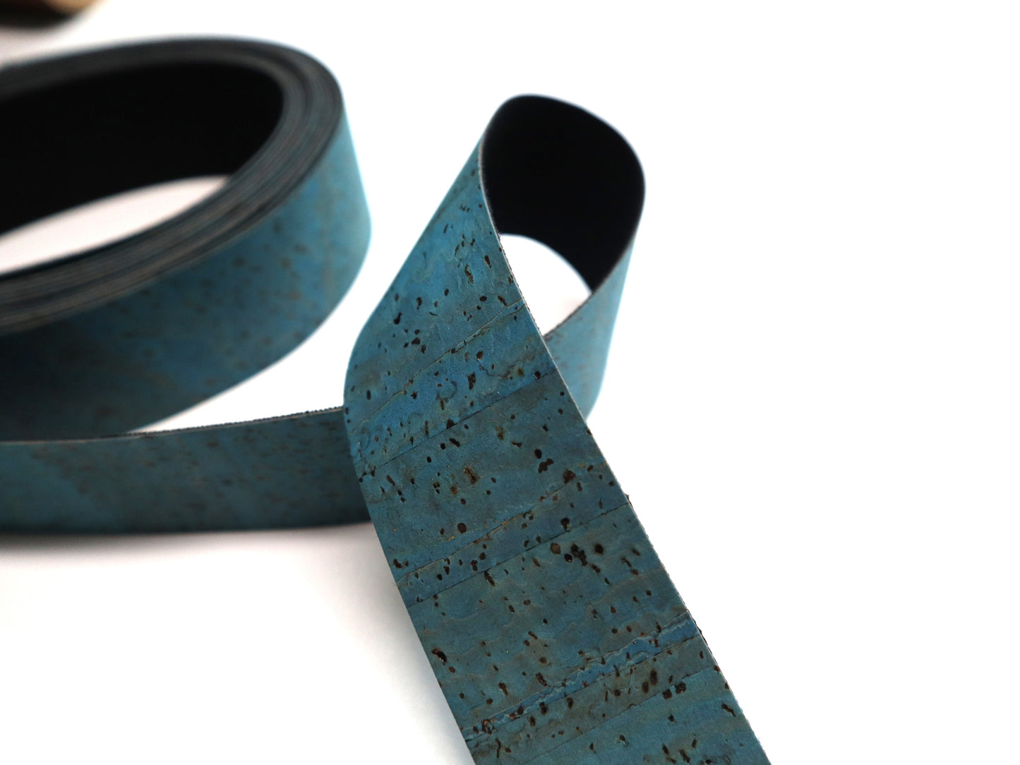 Cork Ribbon By the Yard - Blue Lagoon