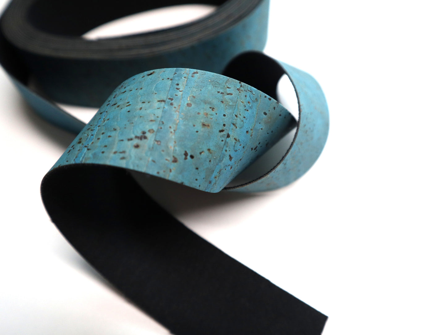 Cork Ribbon By the Yard - Blue Lagoon