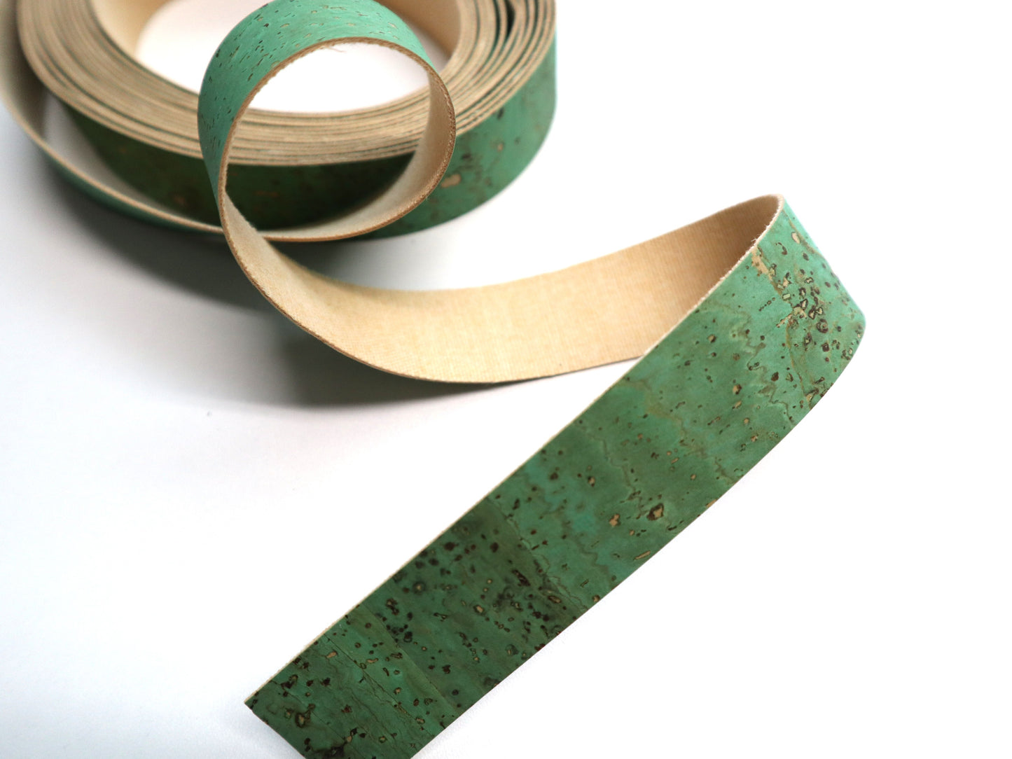 Cork Ribbon By the Yard - Grass Green