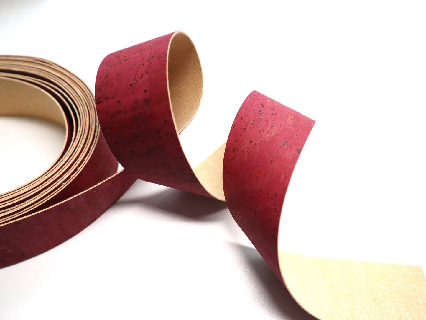Cork Ribbon By the Yard - Sangria