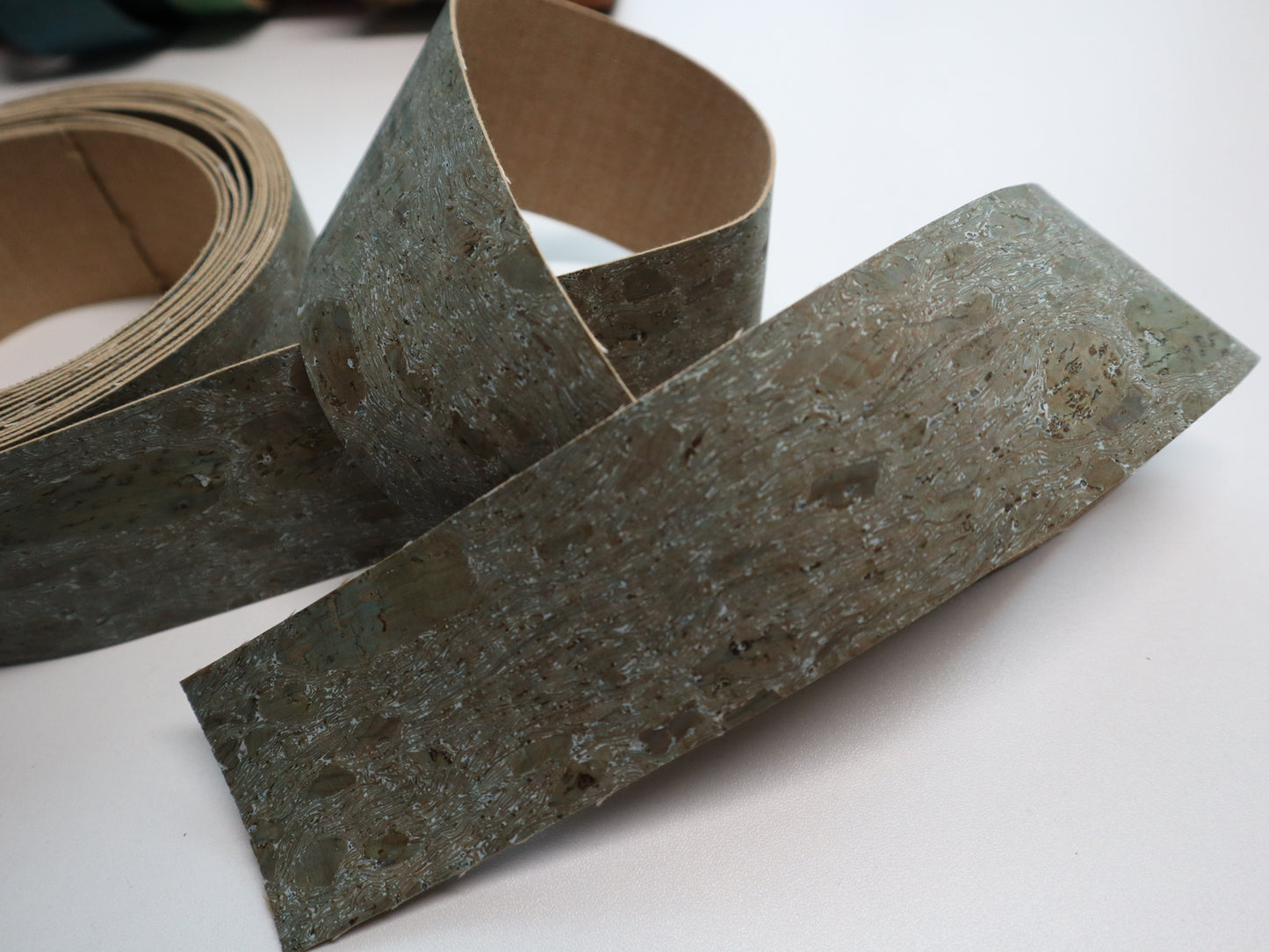 Cork Ribbon By the Yard - Sea Moss