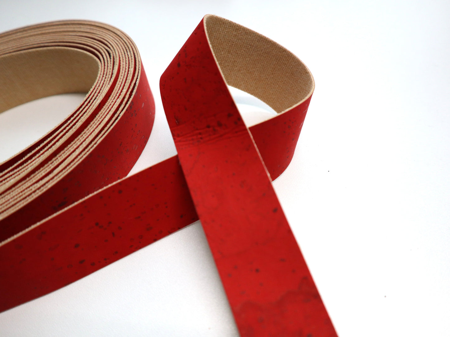 Cork Ribbon By the Yard - Red