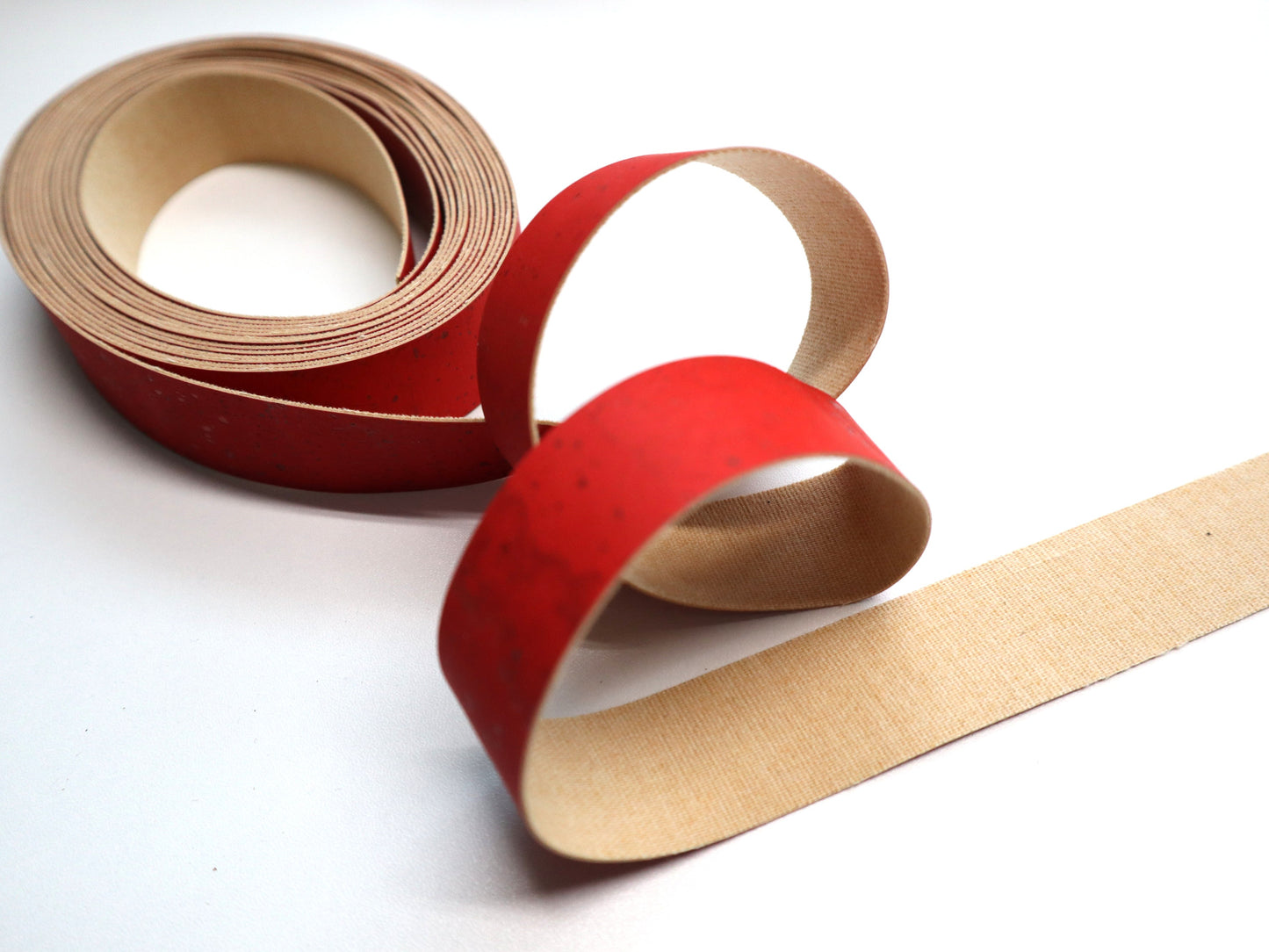 Cork Ribbon By the Yard - Red
