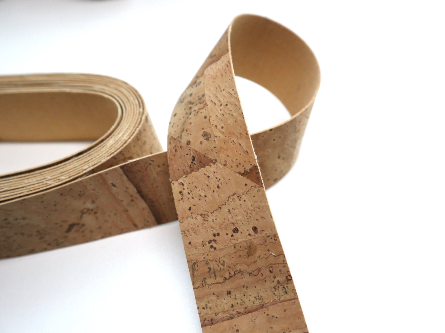Cork Ribbon By the Yard - Scorched Earth