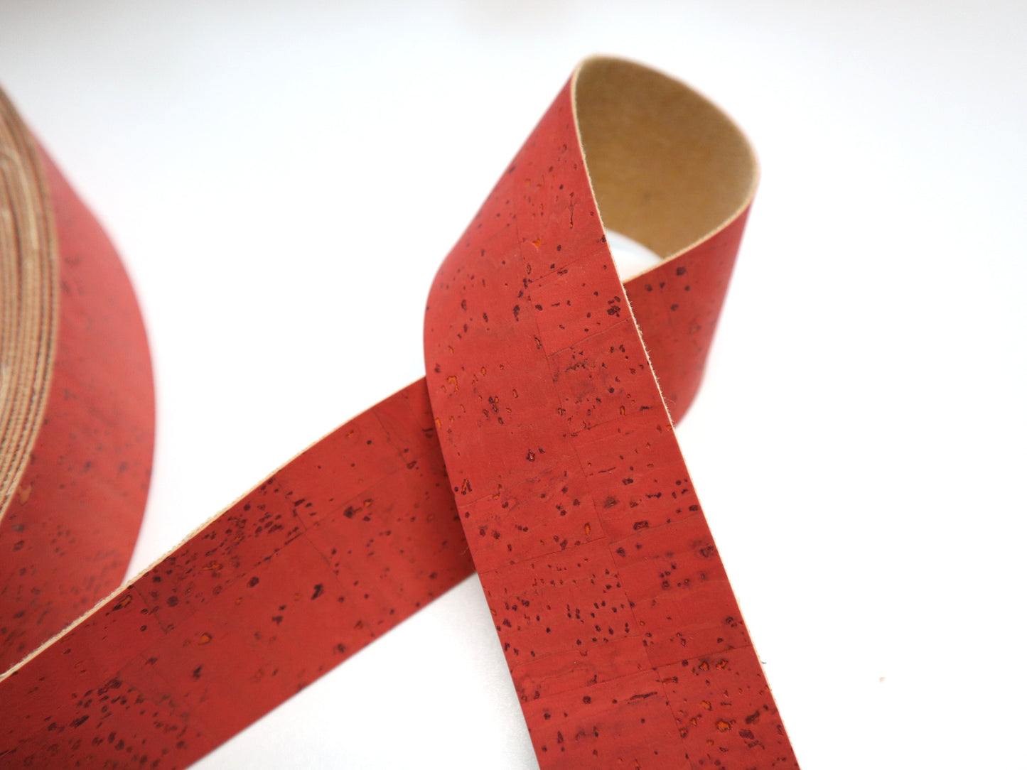 Cork Ribbon By the Yard - Coral Springs