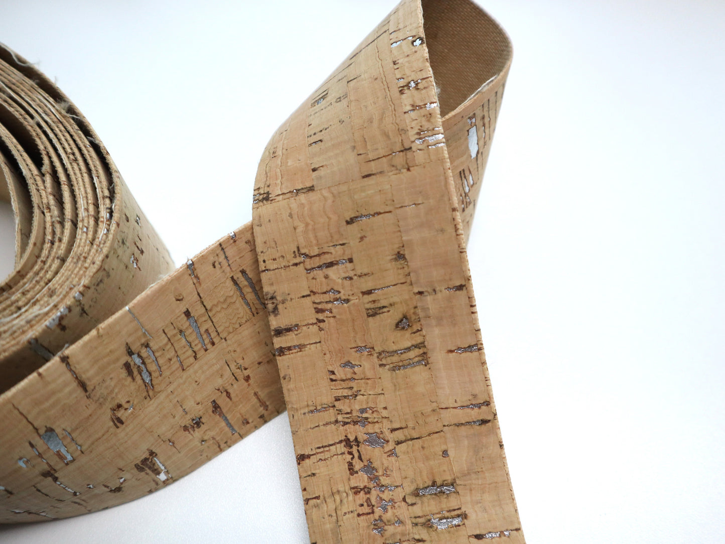 Cork Ribbon By the Yard - Yukon Silver