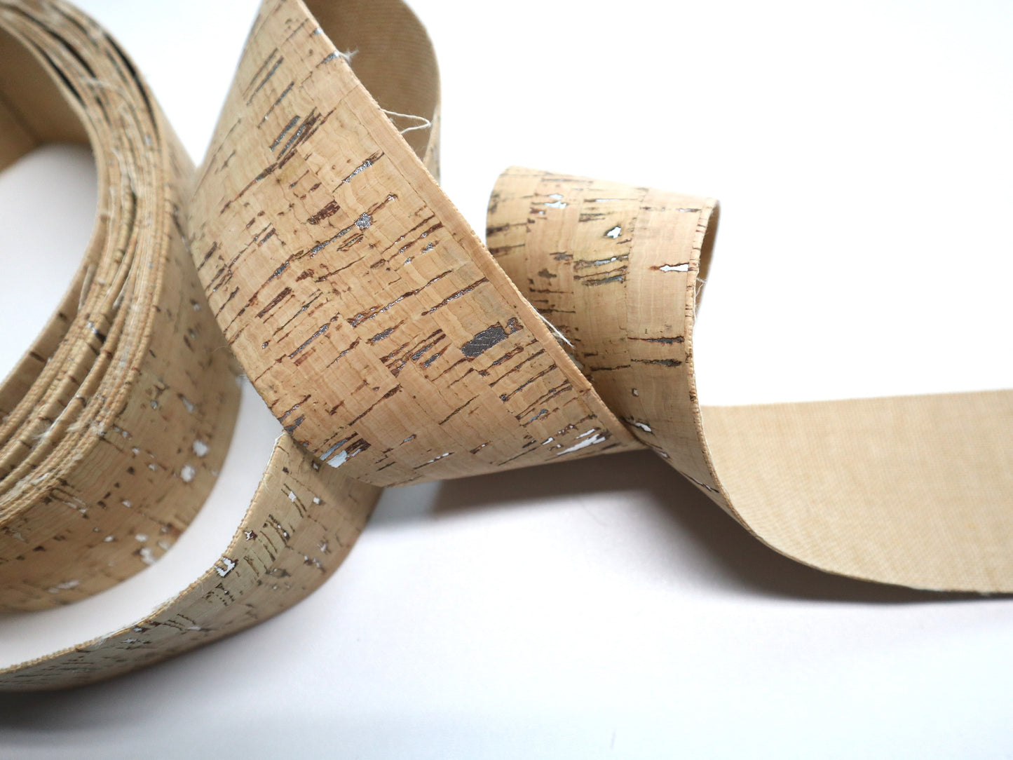 Cork Ribbon By the Yard - Yukon Silver