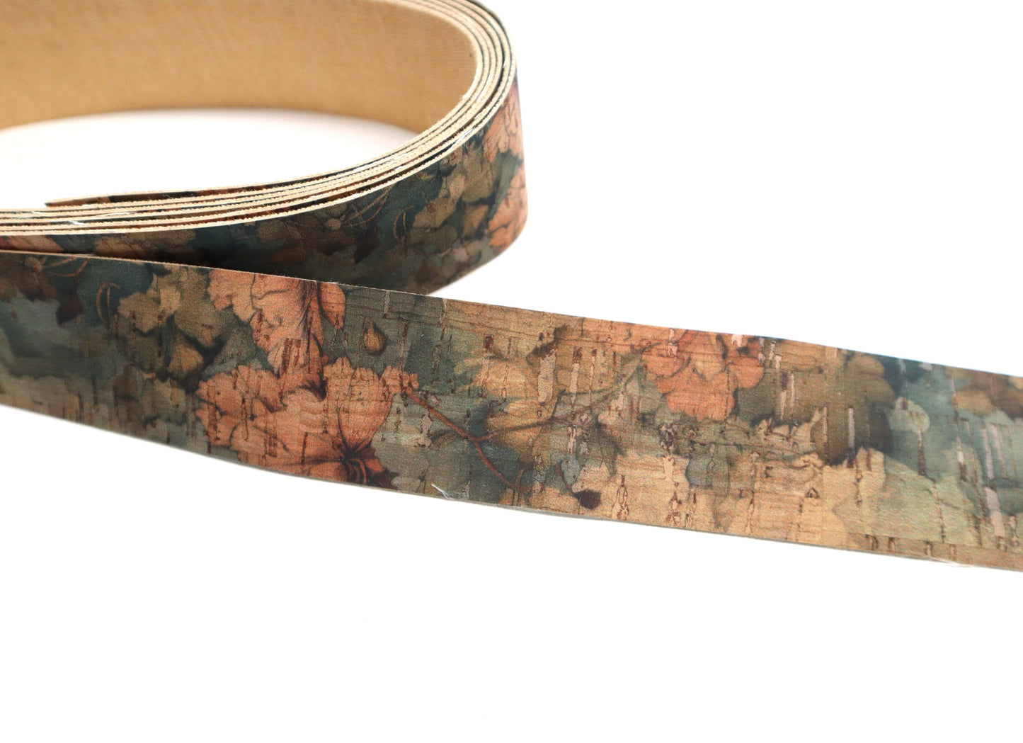 Cork Ribbon By the Yard - Floral Antiquity