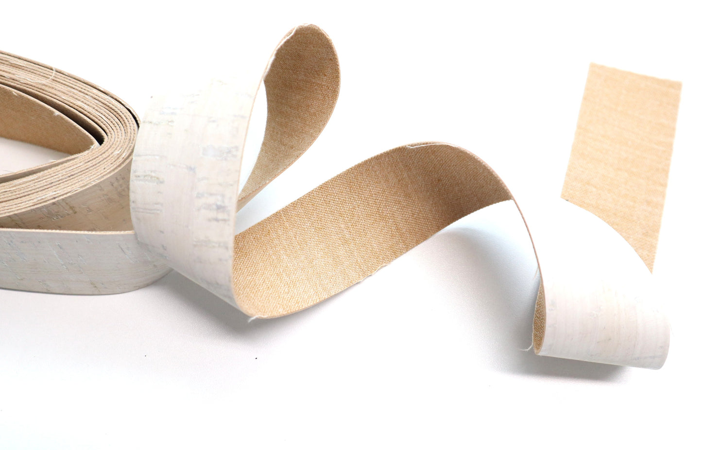 Cork Ribbon By the Yard - Rustic White