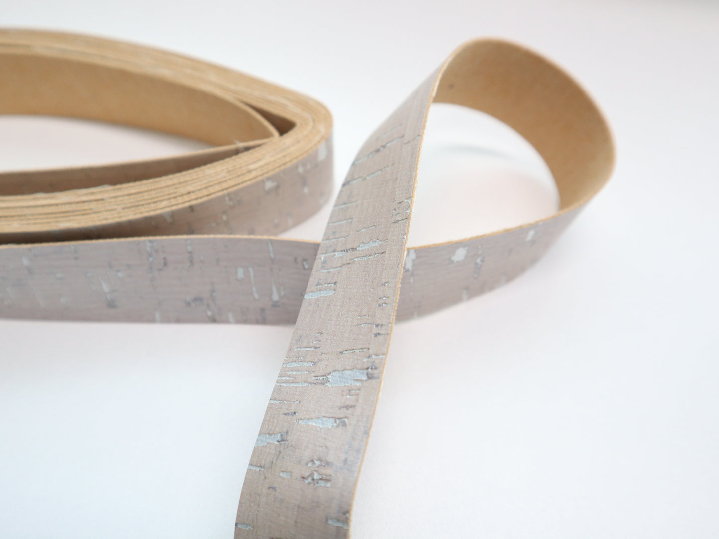 Cork Ribbon By the Yard - Pearl