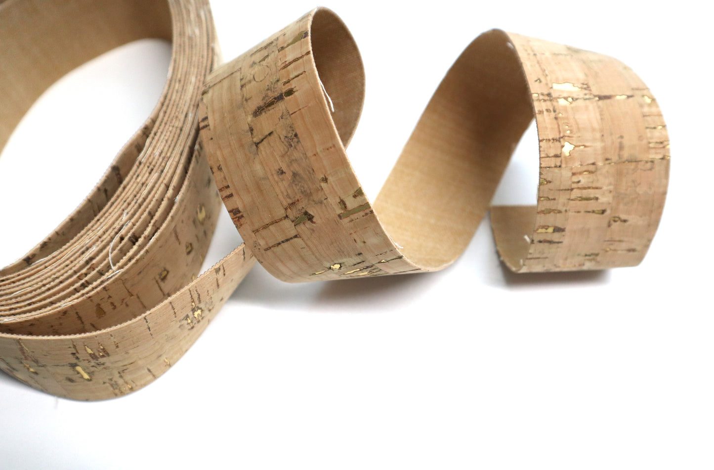 Cork Ribbon By the Yard - Yukon Gold