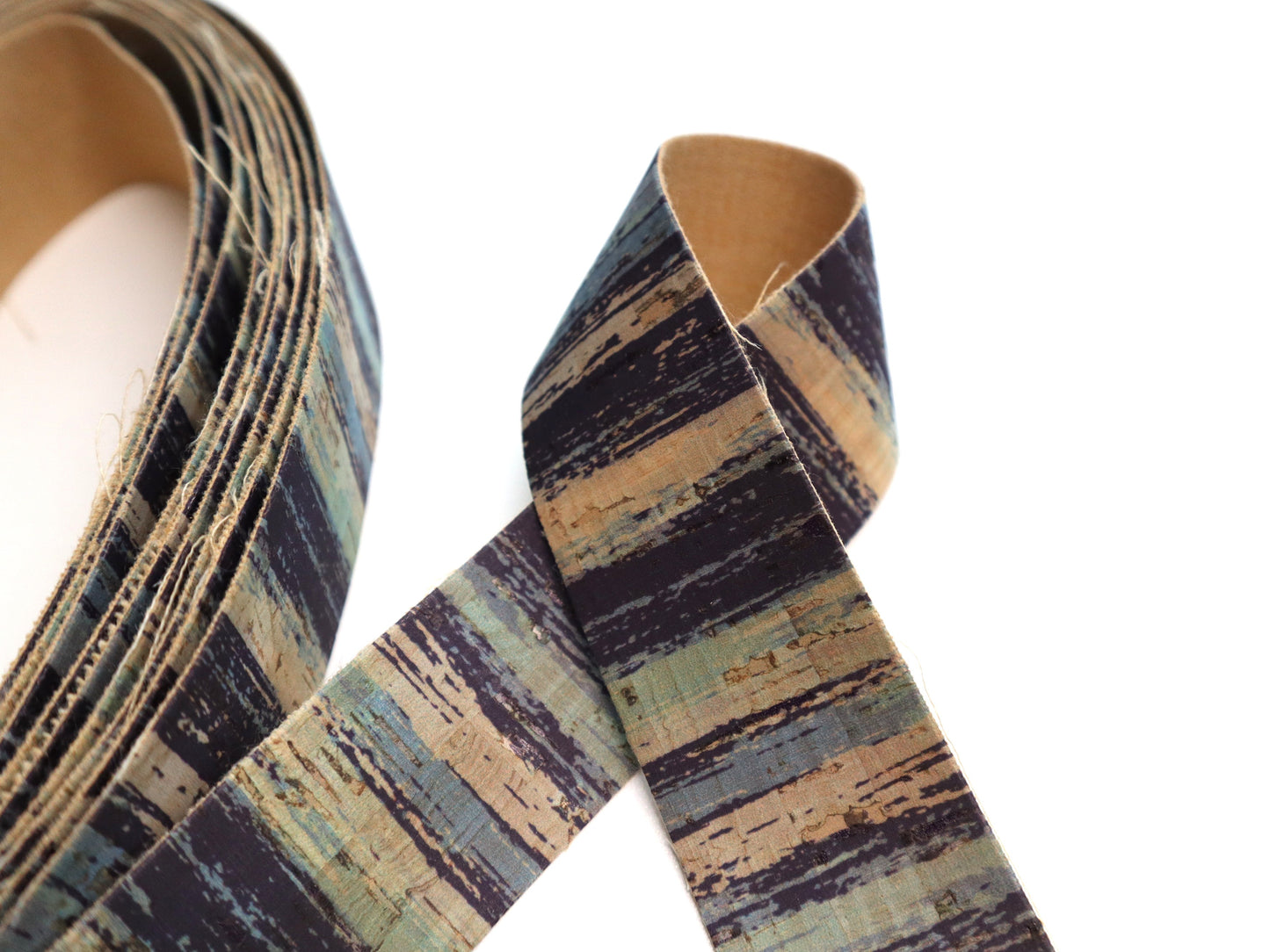 Cork Ribbon By the Yard - Lakeside Evening