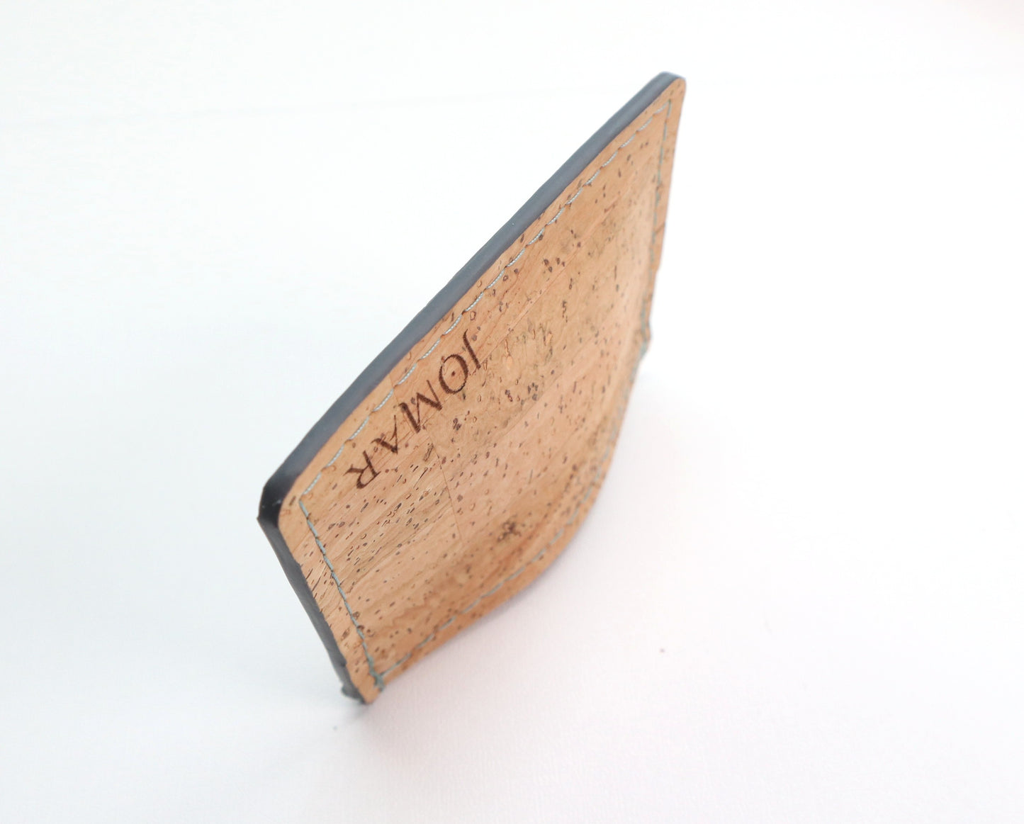 Minimalist Wallet - Natural, Turqoise & Grey