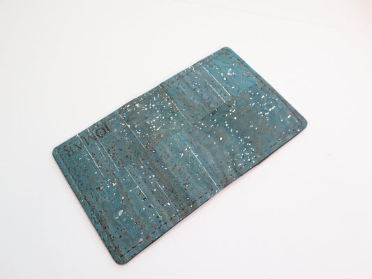 Slim Fold Wallet- Silver Lagoon