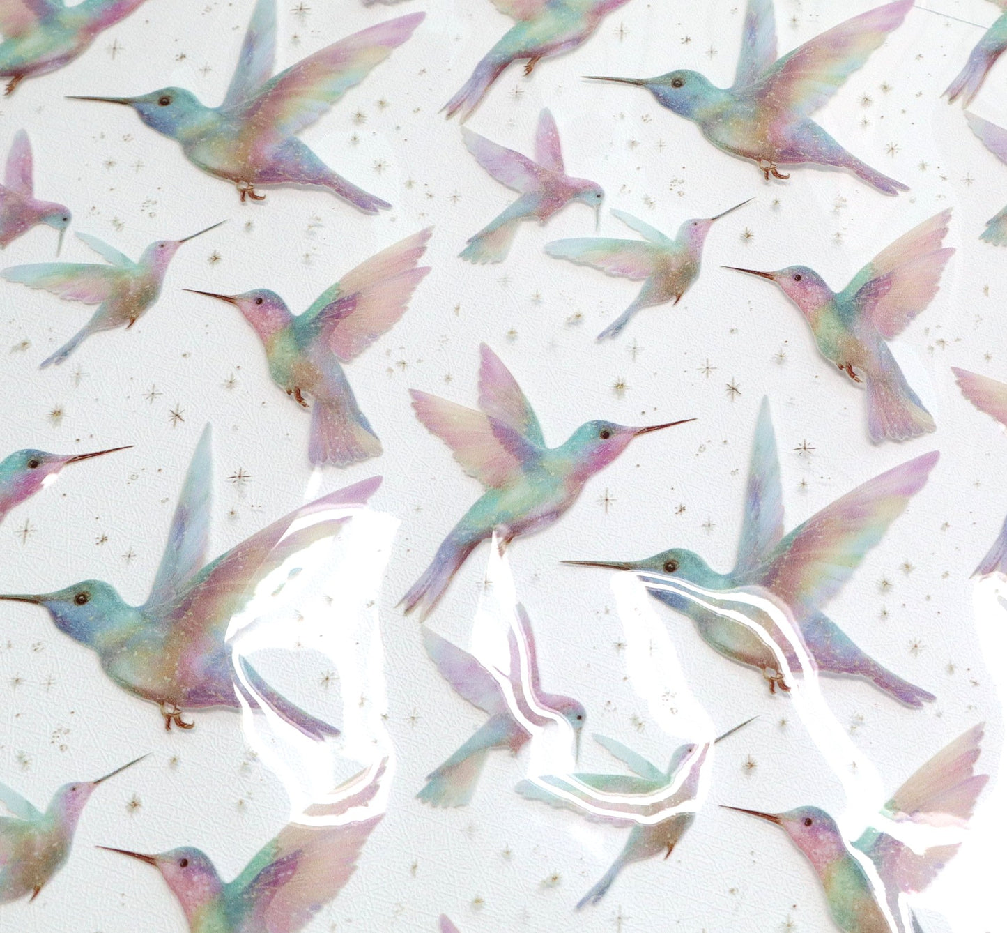 Clear TPU- Hummingbirds