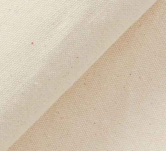 10oz Cotton Duck Canvas - 1/2 YARD - Natural