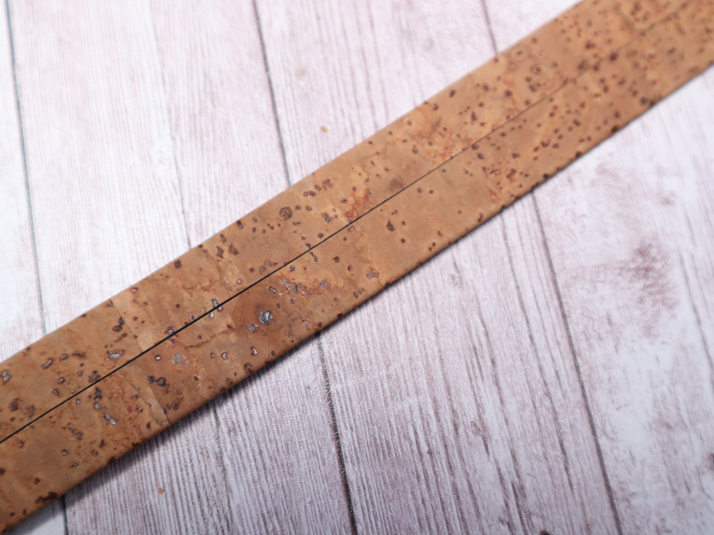 Flat Cork Cord by the Yard- Tobacco