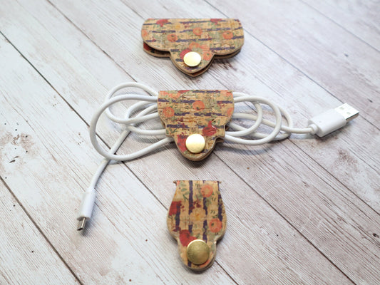 Cord Keeper Set- Floral
