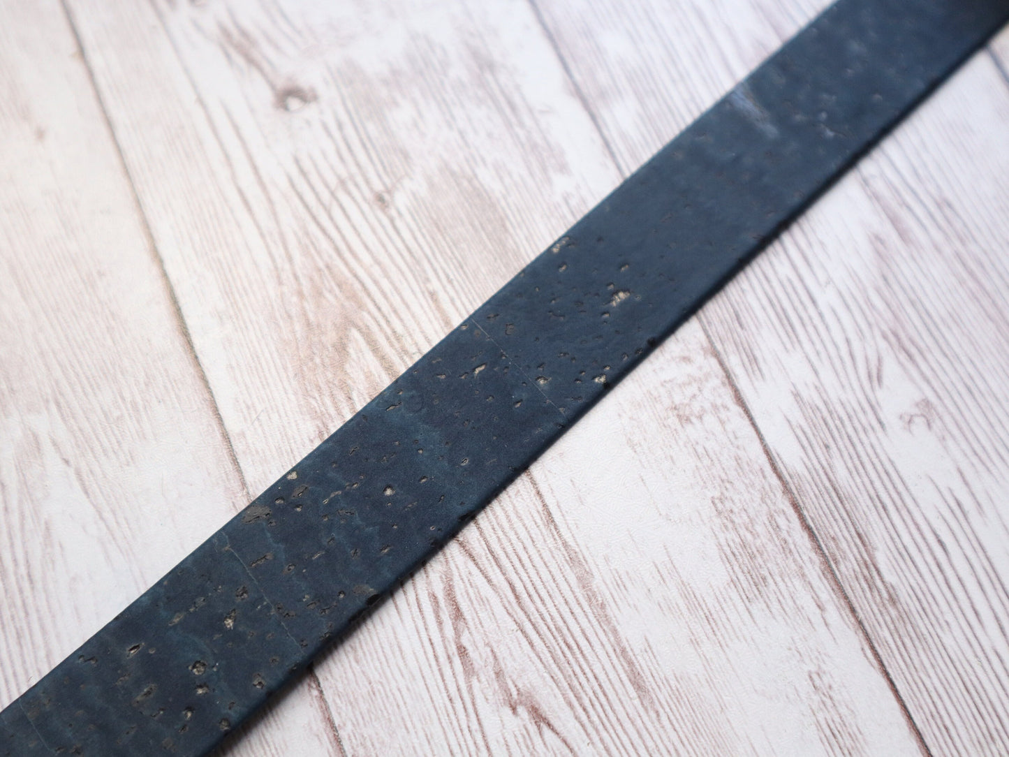 Flat Cork Cord by the Yard - Navy