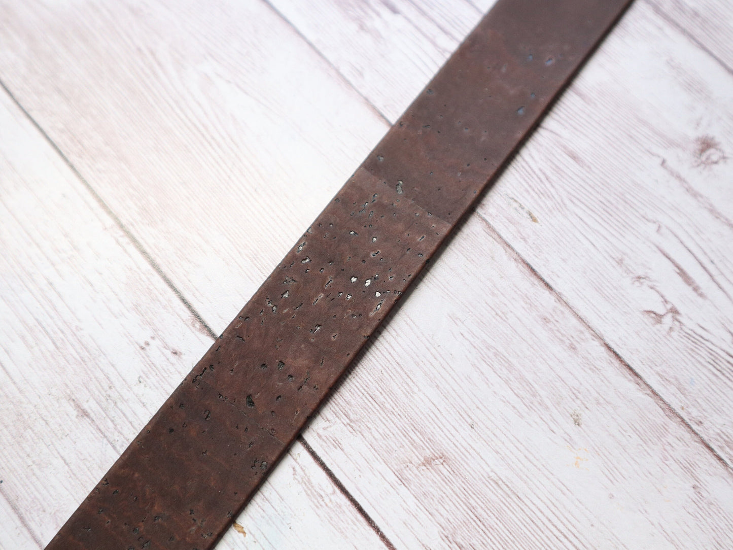 Flat Cork Cord by the Yard- Classic Brown