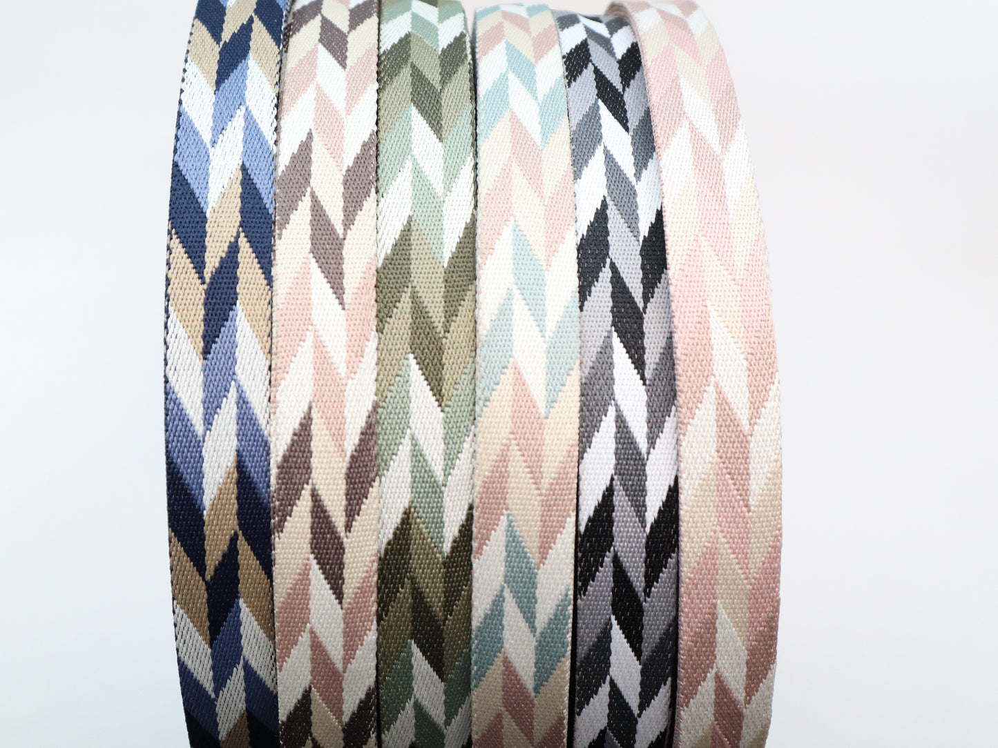 1" Webbing By the Yard - Mini Chevron