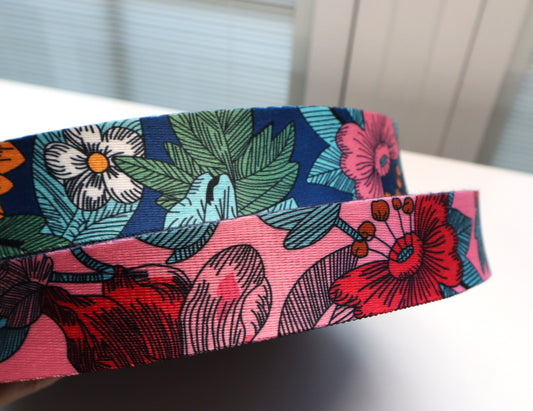 1.5" Webbing By the Yard - Floral