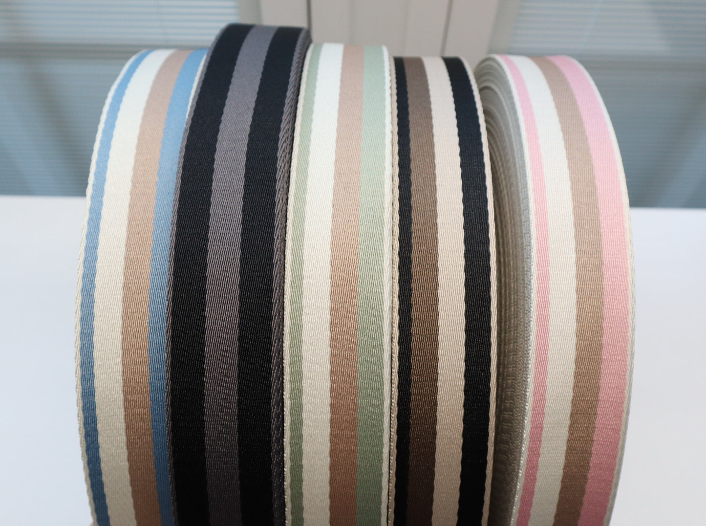 1.5" Webbing By the Yard - Stripes