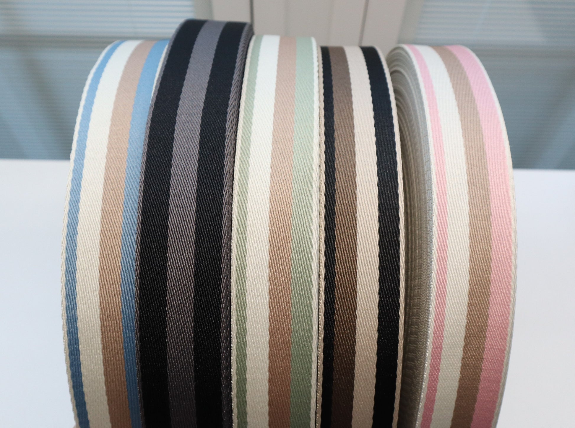 1.5" Webbing By the Yard - Stripes