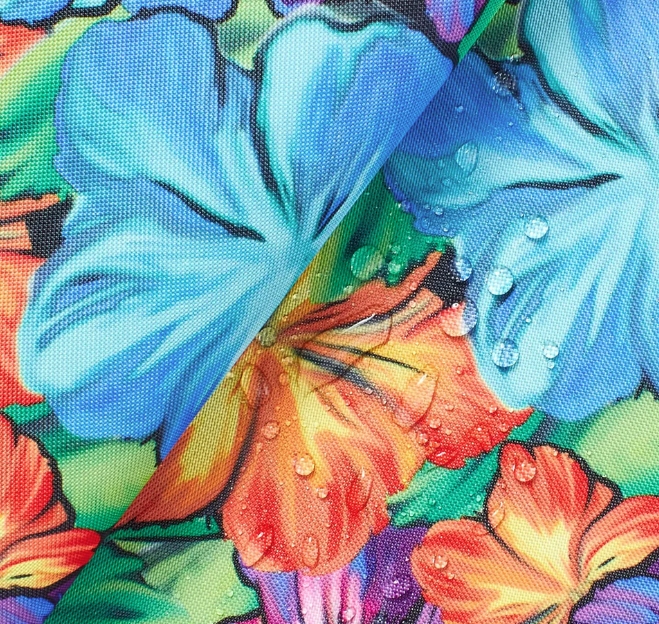 REMNANT/OFFCUT - Waterproof Canvas - Aloha 18" x 30"