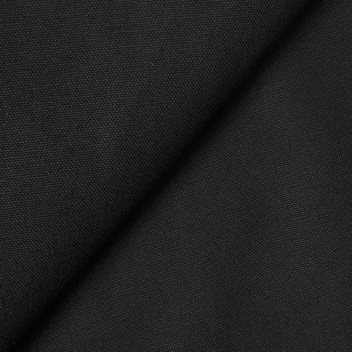 10oz Cotton Duck Canvas - 1/2 YARD - Black