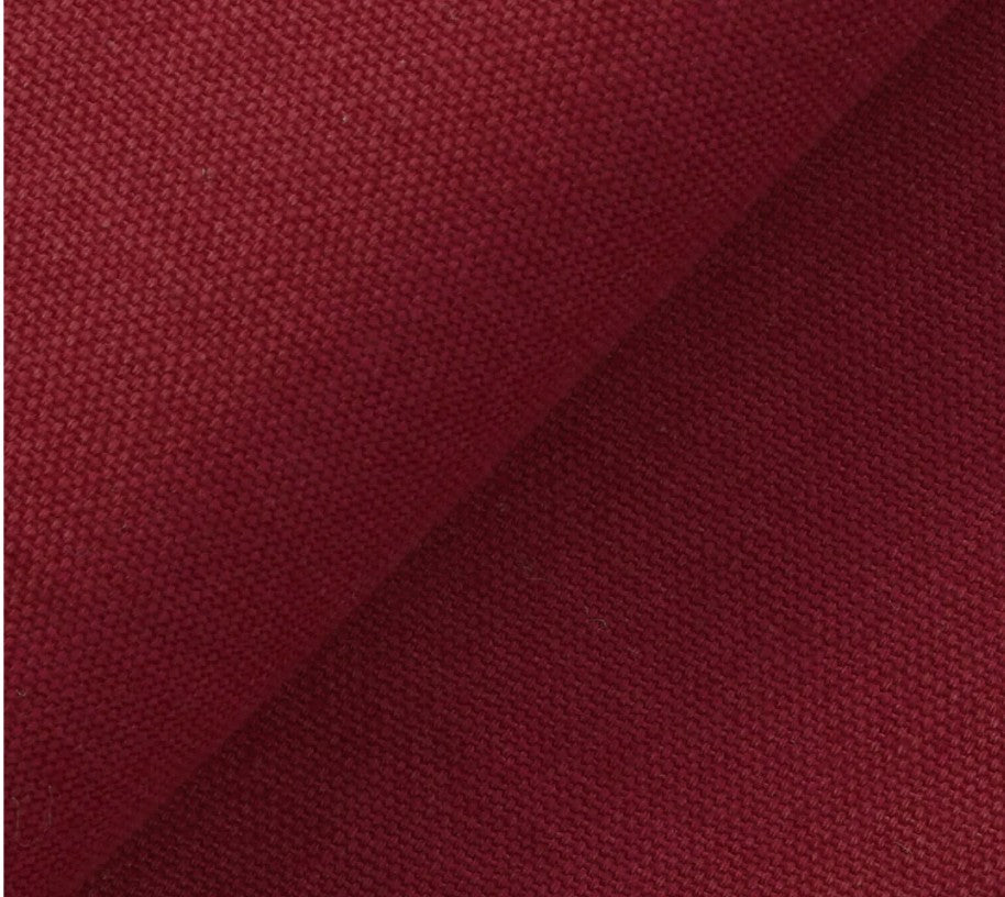 10oz Cotton Duck Canvas - 1/2 YARD - Burgundy