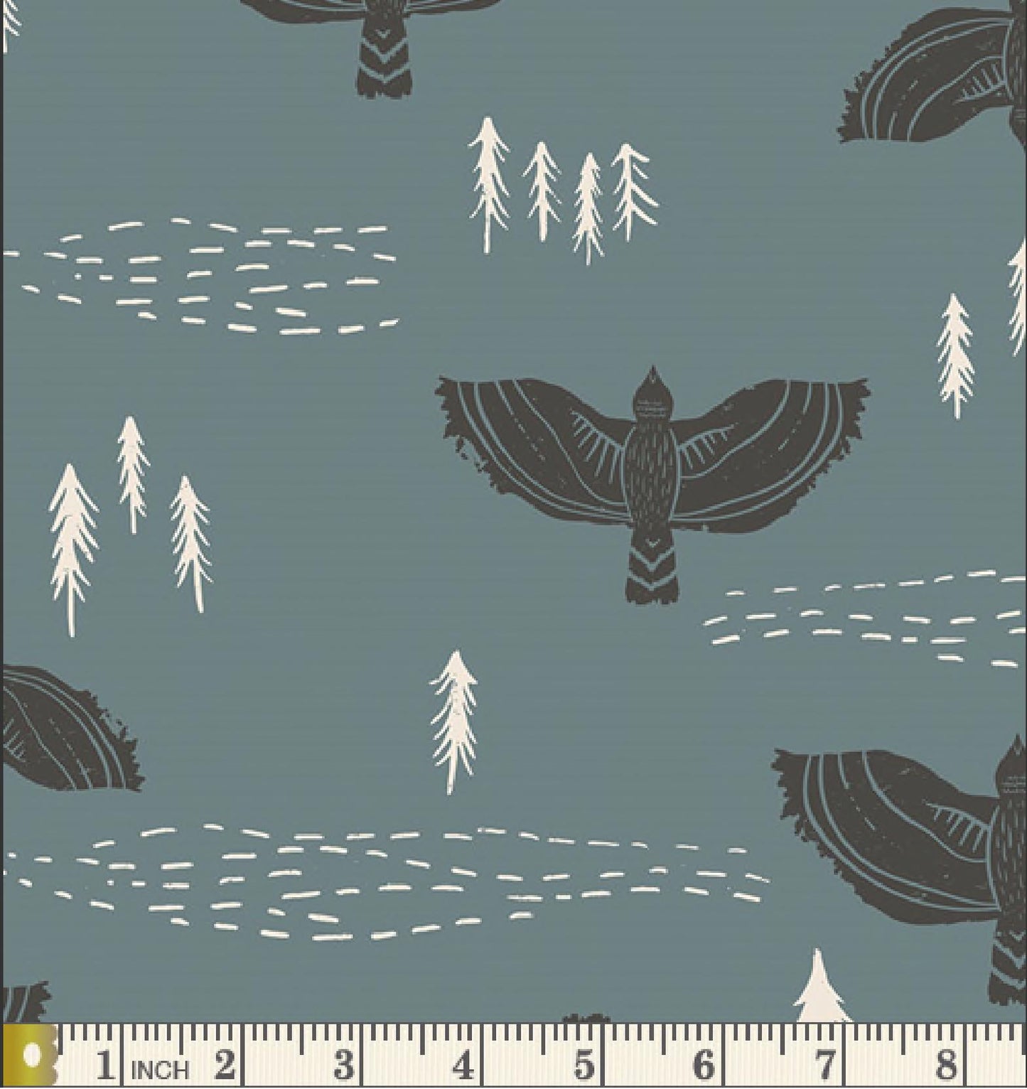 Cotton Canvas - 1/2 YARD - Wind Observer Slate