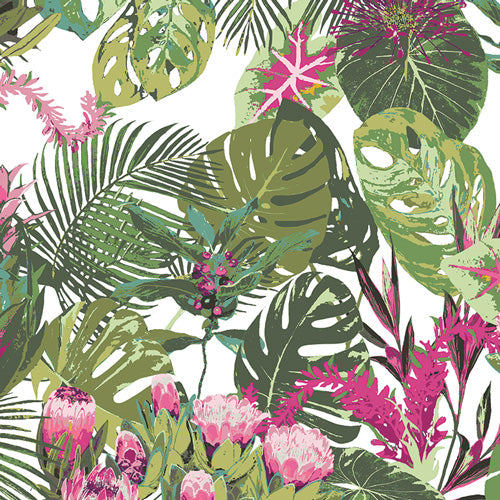 Premium Cotton - 1/2 YARD - Tropicalia Light