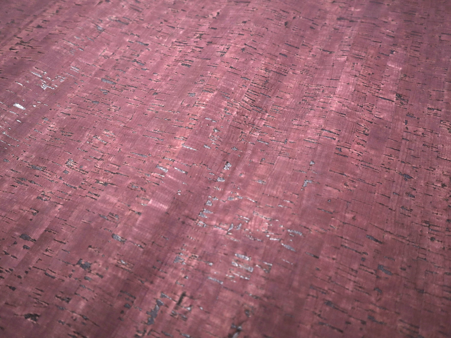REMNANT/OFFCUT - Cork Fabric 18" x 29" - Speckled Mauve