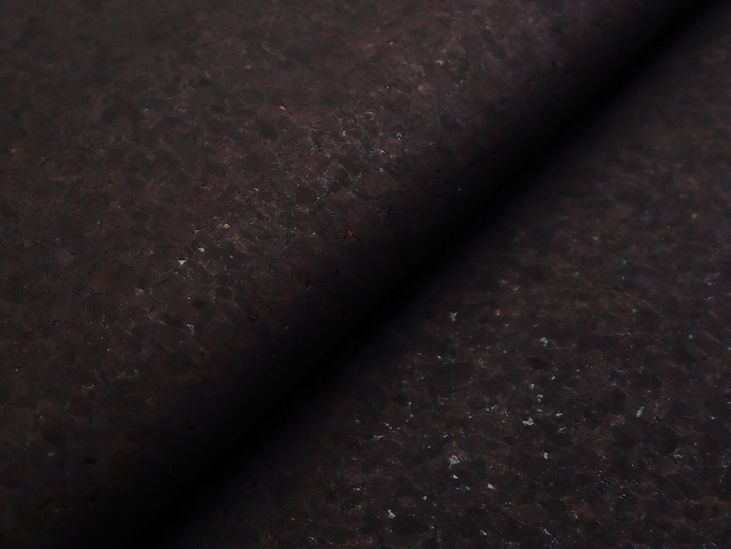 REMNANT/OFFCUT - Cork Fabric 18" x 35.5" - Textured Brown